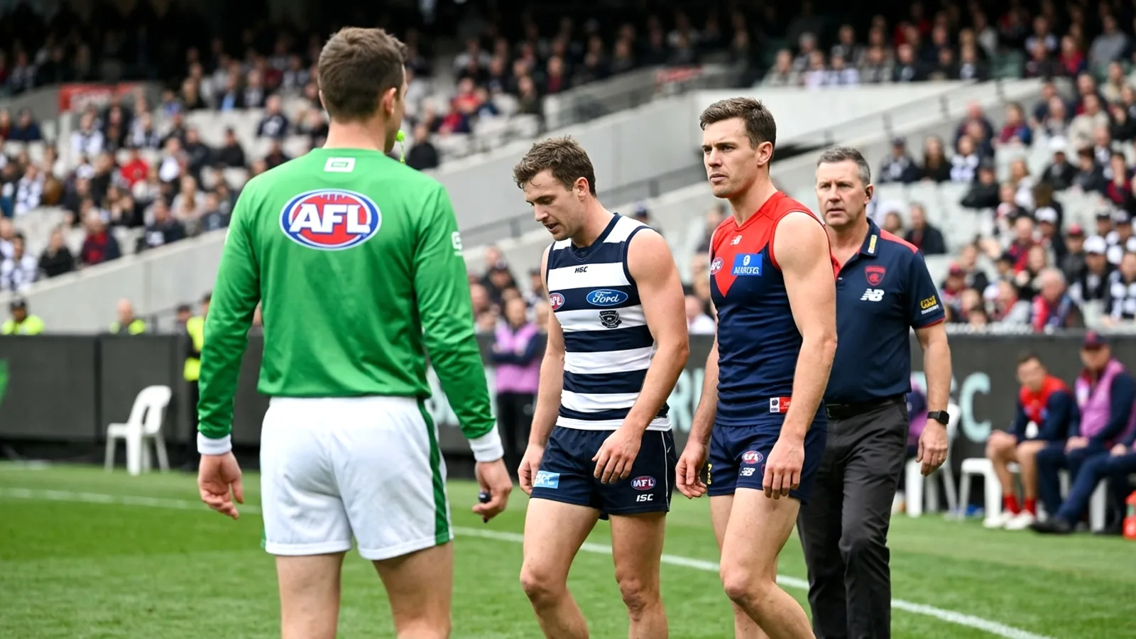 Án phạt nghiêm khắc từ AFL: Maynard, Miller bị phạt tiền lớn vì tiếp xúc trọng tài