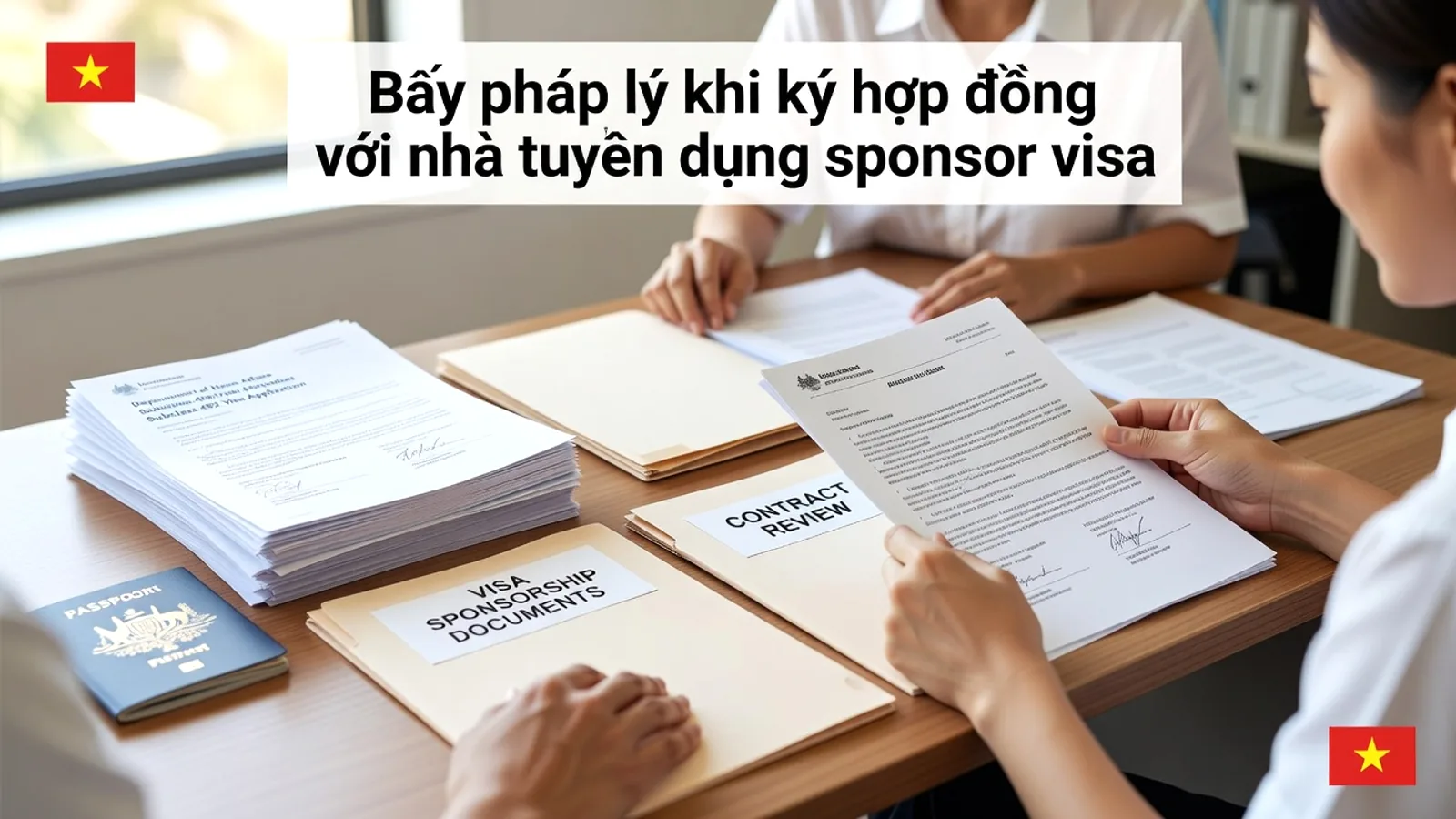Bẫy pháp lý khi ký hợp đồng với nhà tuyển dụng sponsor visa