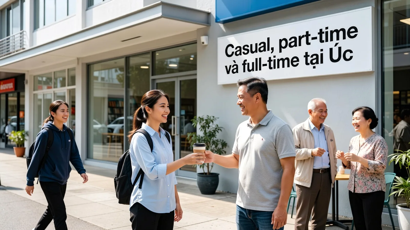 Casual, part-time và full-time tại Úc