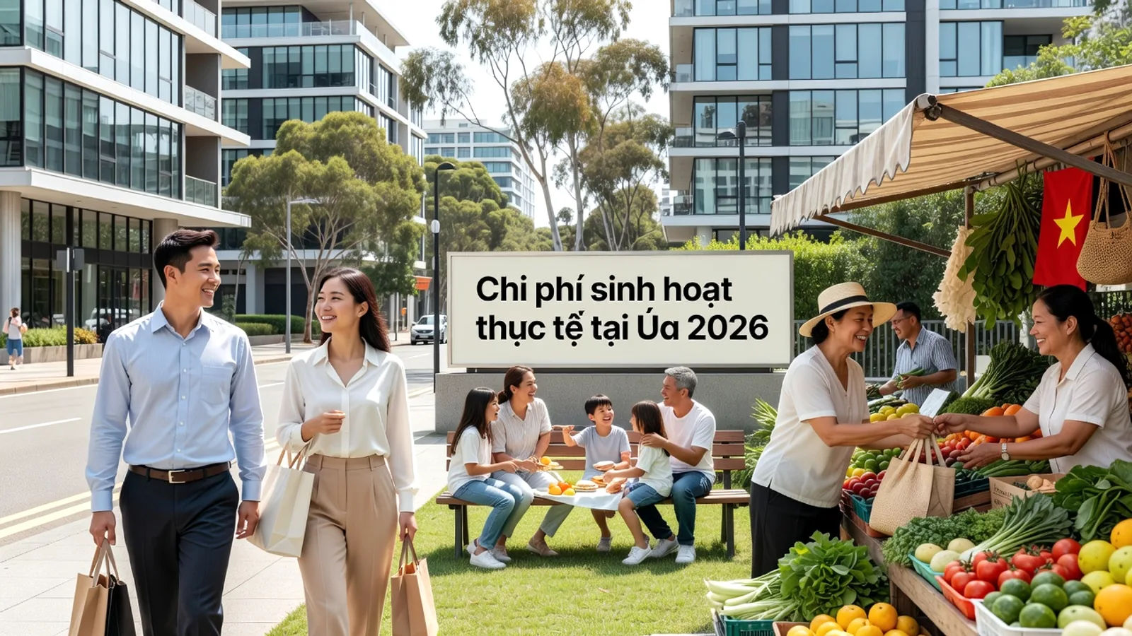 Chi phí sinh hoạt thực tế tại Úc 2026