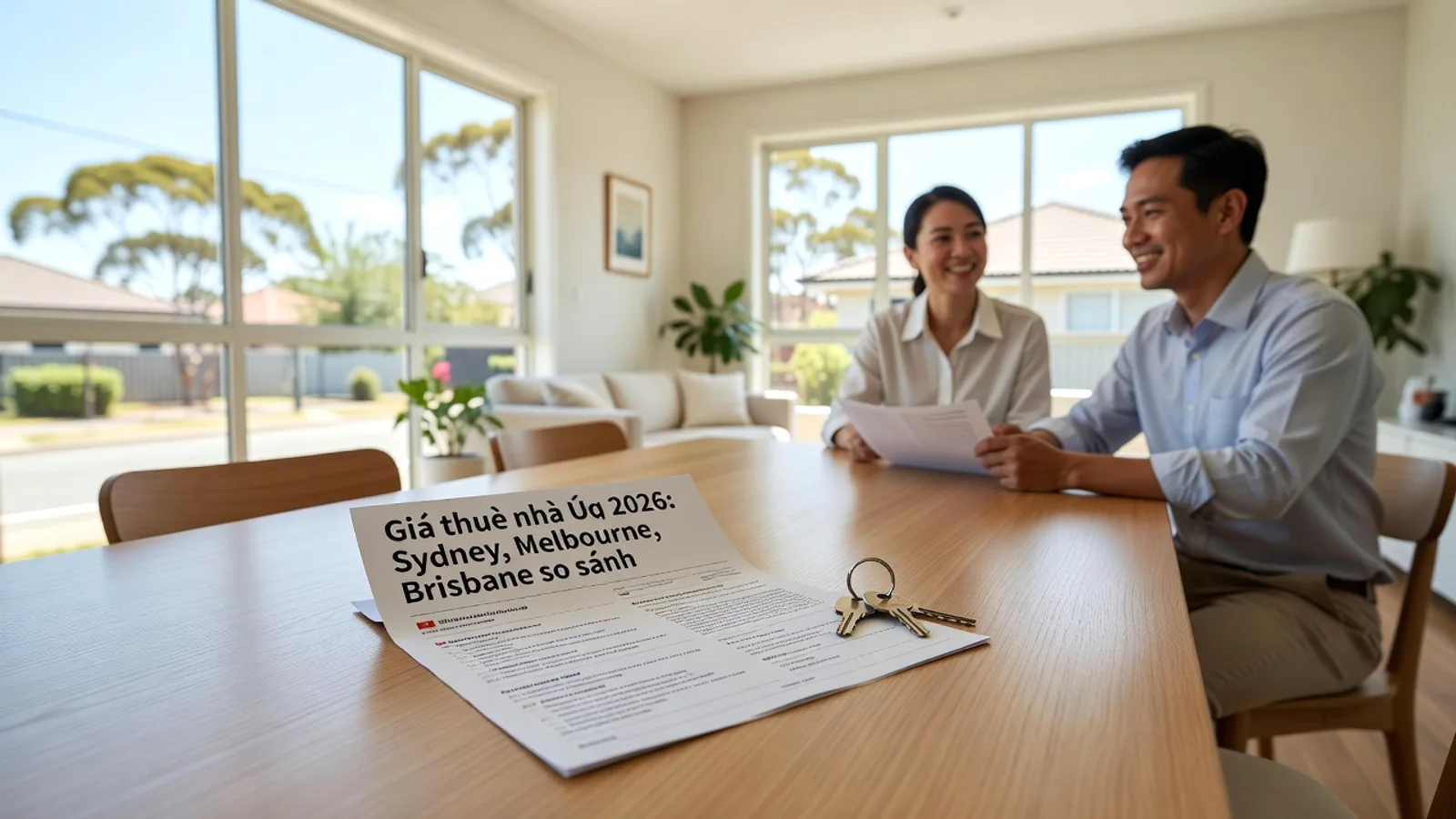 Giá thuê nhà Úc 2026: Sydney, Melbourne, Brisbane so sánh