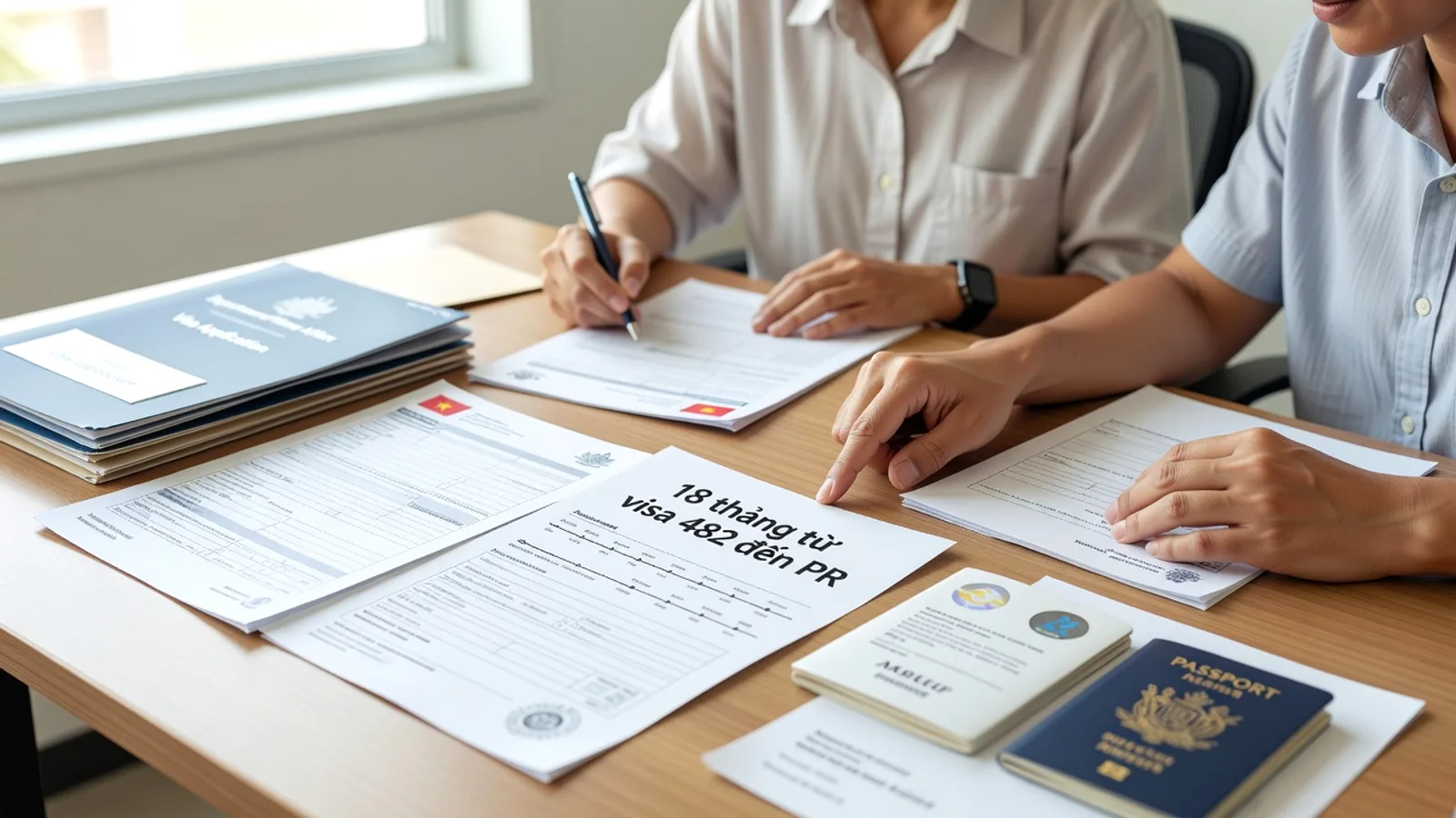 18 tháng từ visa 482 đến PR