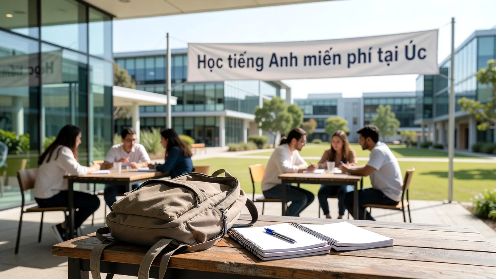 Học tiếng Anh miễn phí tại Úc
