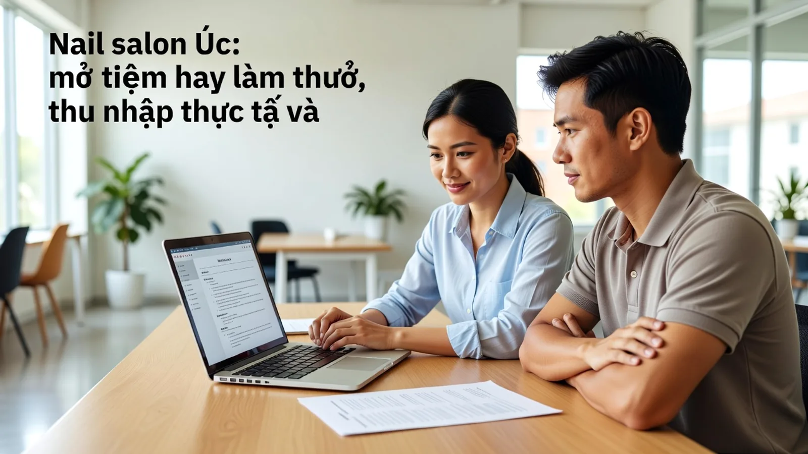 Nail salon Úc: mở tiệm hay làm thuê, thu nhập thực tế và