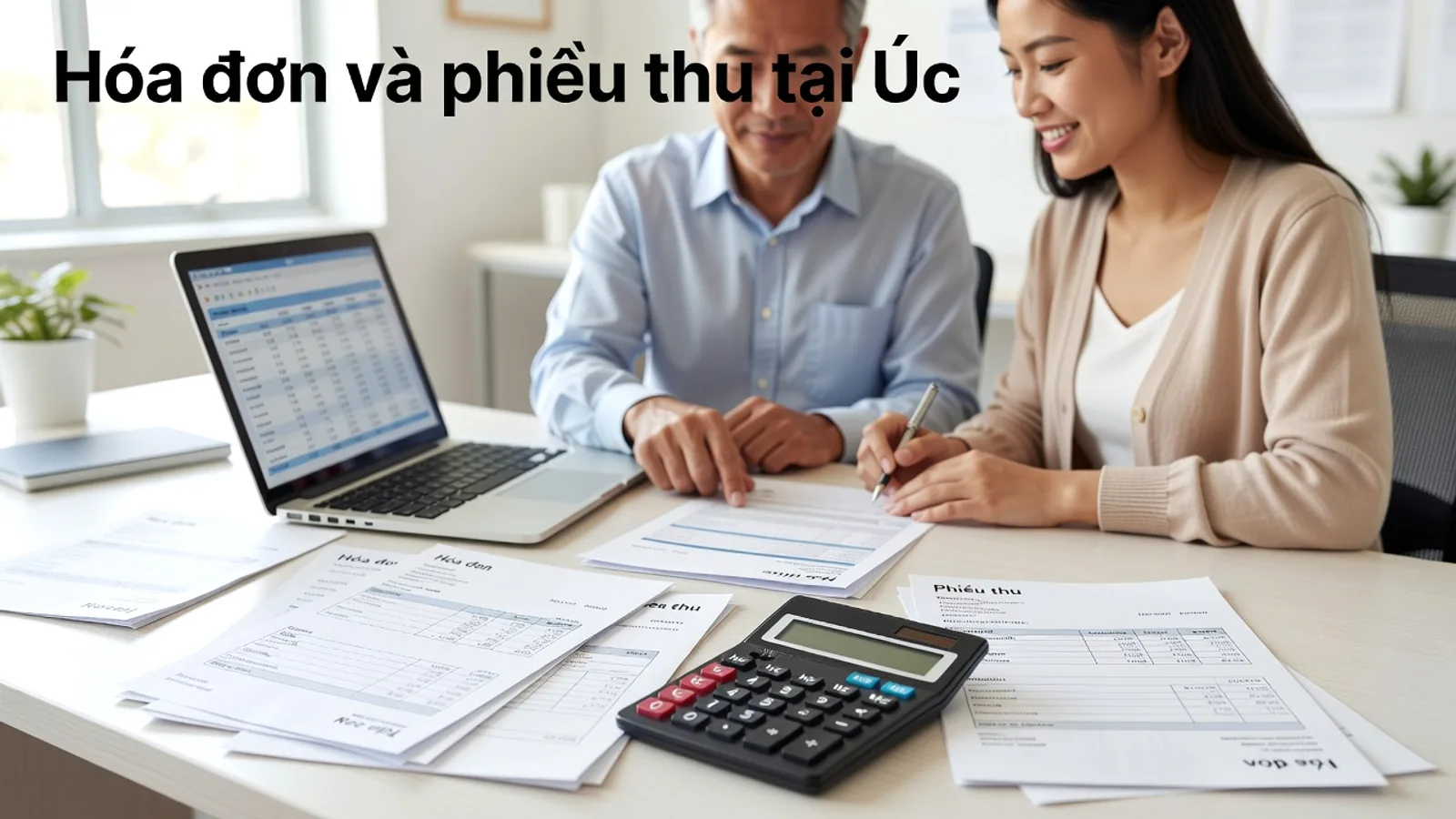 Hóa đơn và phiếu thu tại Úc