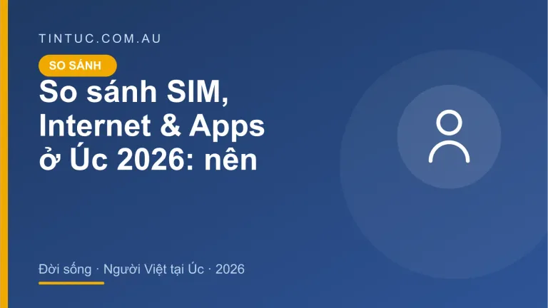 SIM, Internet & Apps cho người Việt tại Úc 2026