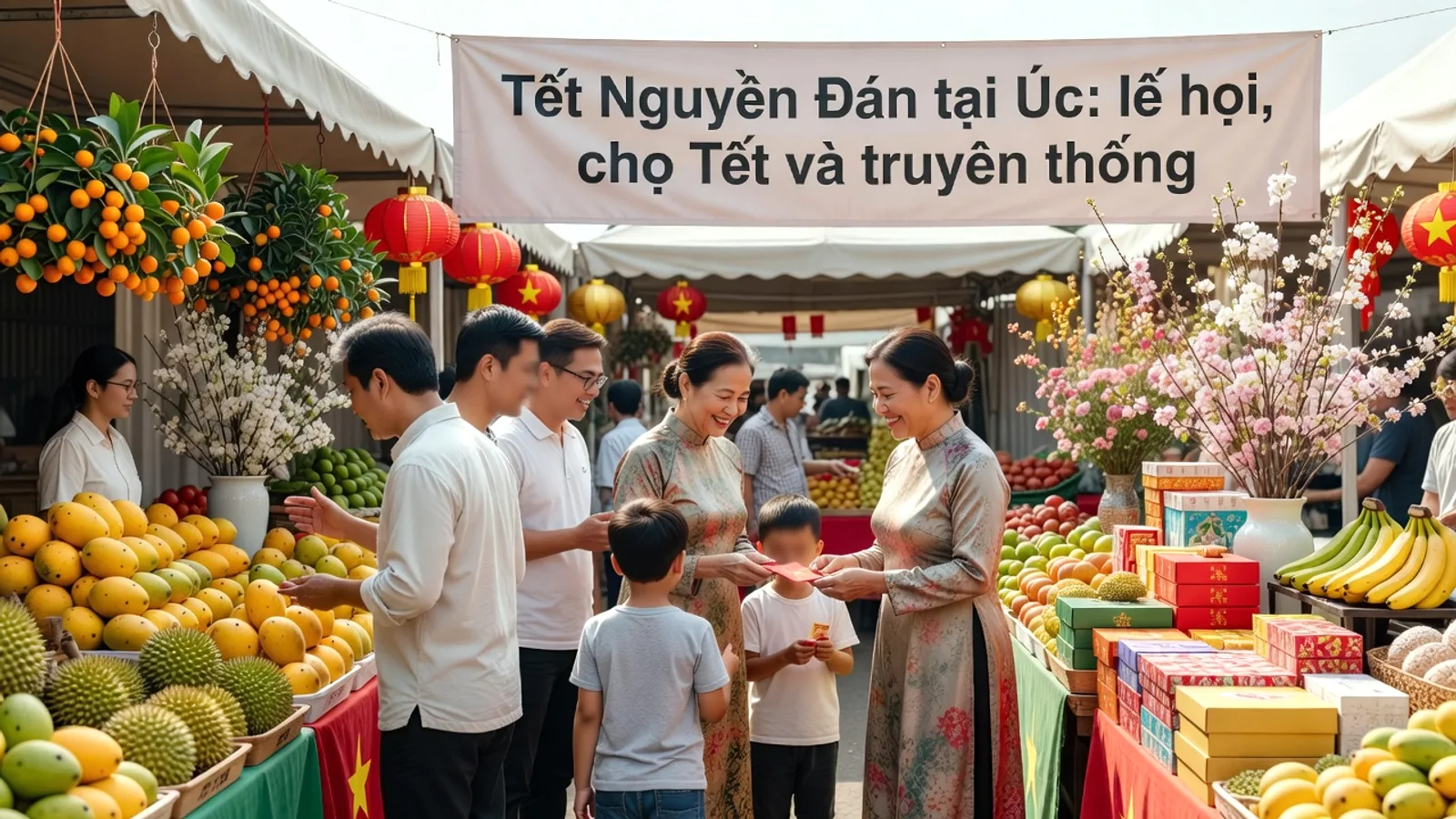 Tết Nguyên Đán tại Úc: lễ hội, chợ Tết và truyền thống