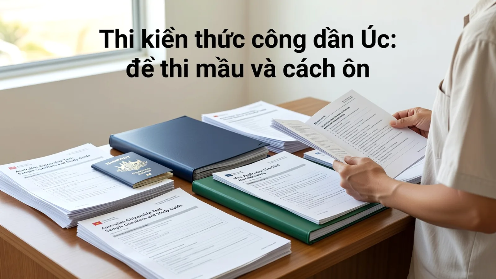 Thi kiến thức công dân Úc: đề thi mẫu và cách ôn