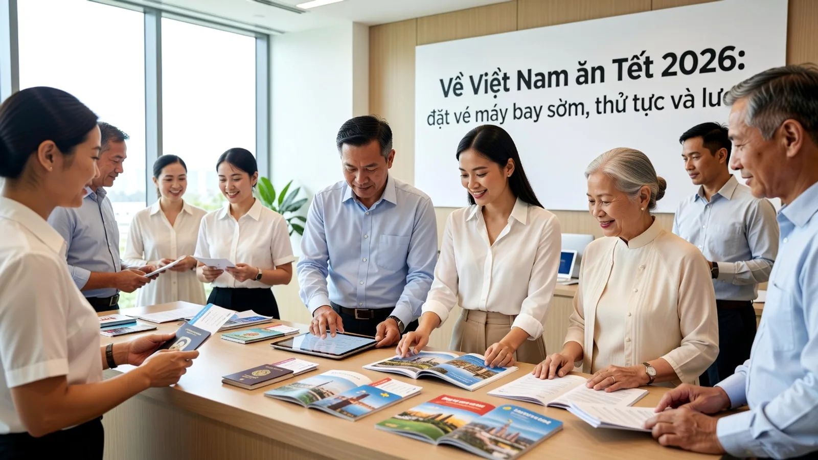 Về Việt Nam ăn Tết 2026: đặt vé máy bay sớm, thủ tục và lưu