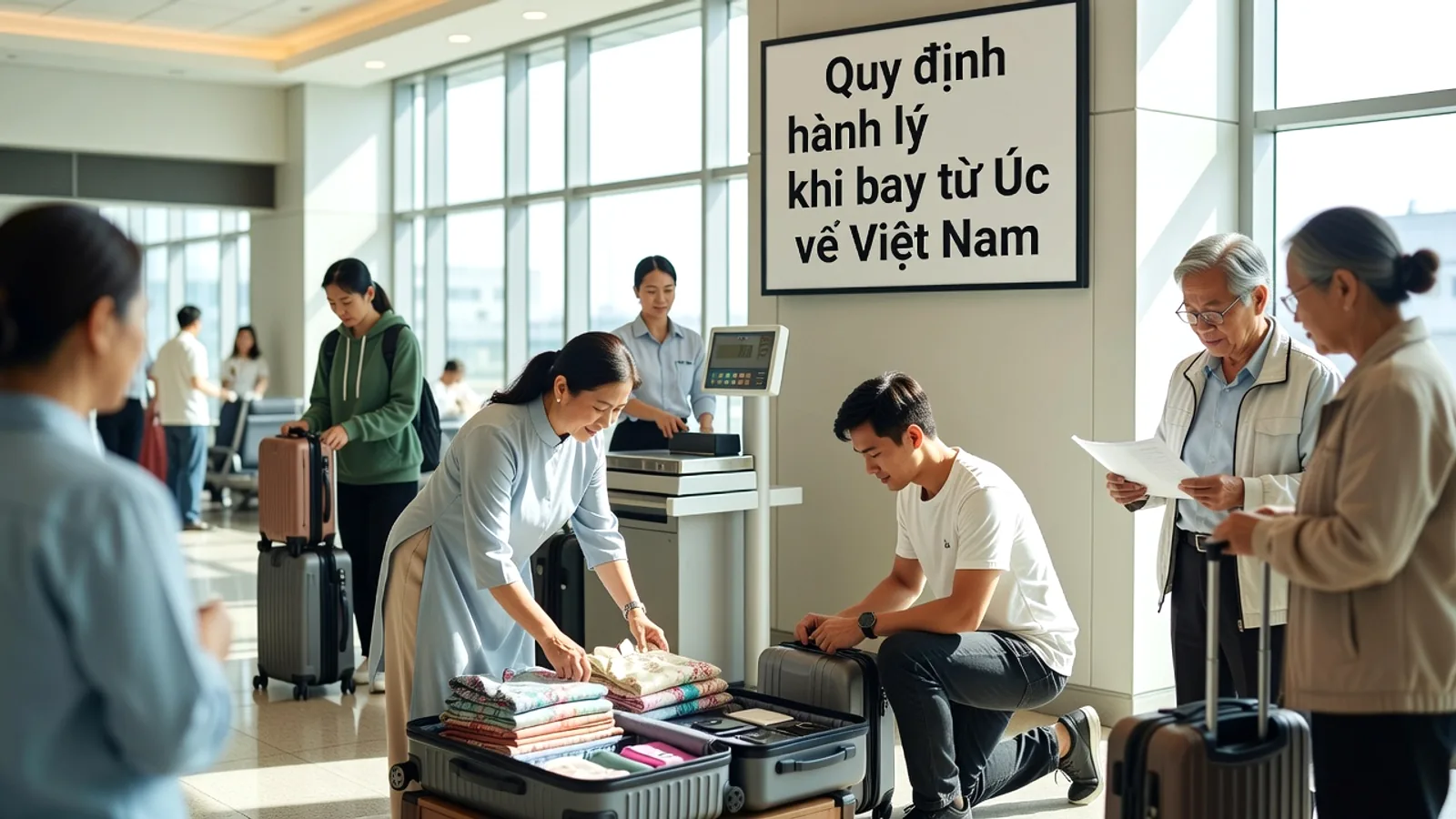 Quy định hành lý khi bay từ Úc về Việt Nam